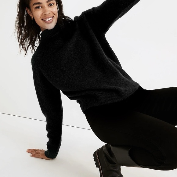 NEW / madewell Dillon Mockneck Pullover Sweater - Picture 2 of 5